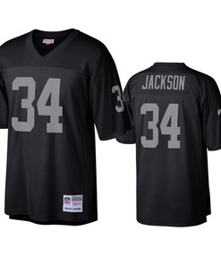 Oakland Raiders Bo Jackson Black Legacy Replica Jersey - Robokeg