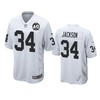 Oakland Raiders Bo Jackson White 60th Anniversary Game Jersey - Robokeg