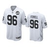 Oakland Raiders Clelin Ferrell White 60th Anniversary Game Jersey - Robokeg