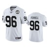 Oakland Raiders Clelin Ferrell White 60th Anniversary Vapor Limited Jersey - Robokeg