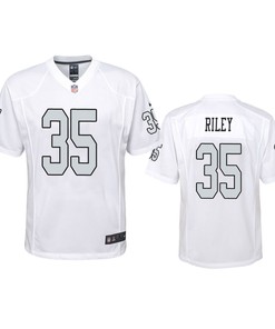 Oakland Raiders Curtis Riley White Color Rush Game Jersey - Robokeg