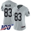 Oakland Raiders Darren Waller #83 Nfl 100 2020 Grey Womens Jersey - Robokeg