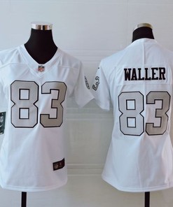 Oakland Raiders Darren Waller #83 Nfl 2020 White Womens Jersey - Robokeg
