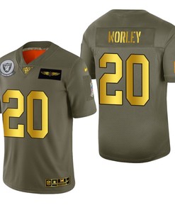 Oakland Raiders Daryl Worley 2019 Salute To Service Nfl 100 Mens Jersey Metallic - Robokeg