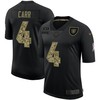 Oakland Raiders Derek Carr #4 Nfl 2020 Black Jersey - Robokeg