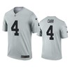 Oakland Raiders Derek Carr Silver Inverted Legend Jersey - Robokeg