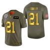 Oakland Raiders Gareon Conley 2019 Salute To Service Nfl 100 Mens Jersey Metallic - Robokeg