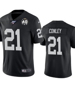 Oakland Raiders Gareon Conley Black 60th Anniversary Vapor Limited Jersey - Robokeg