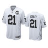 Oakland Raiders Gareon Conley White 60th Anniversary Game Jersey - Robokeg
