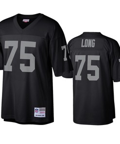 Oakland Raiders Howie Long Black Legacy Replica Jersey - Robokeg