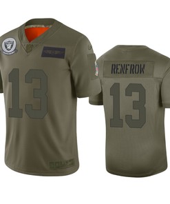 Oakland Raiders Hunter Renfrow Camo 2019 Salute To Service Limited Jersey - Robokeg