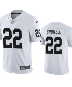 Oakland Raiders Isaiah Crowell White Vapor Limited Jersey - Robokeg