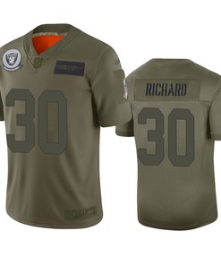 Oakland Raiders Jalen Richard Camo 2019 Salute To Service Limited Jersey - Robokeg