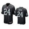 Oakland Raiders Johnathan Abram 2019 Nfl Draft Black Game Jersey - Robokeg