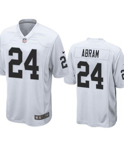 Oakland Raiders Johnathan Abram 2019 Nfl Draft White Game Jersey - Robokeg