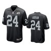 Oakland Raiders Johnathan Abram Black 60th Anniversary Game Jersey - Robokeg