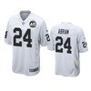 Oakland Raiders Johnathan Abram White 60th Anniversary Game Jersey - Robokeg