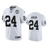 Oakland Raiders Johnathan Abram White 60th Anniversary Vapor Limited Jersey - Robokeg