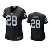 Oakland Raiders Josh Jacobs 2019 Nfl Draft Black Game Womens Jersey - Robokeg