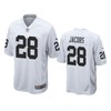 Oakland Raiders Josh Jacobs 2019 Nfl Draft White Game Jersey - Robokeg