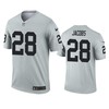 Oakland Raiders Josh Jacobs Silver Inverted Legend Jersey - Robokeg