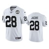 Oakland Raiders Josh Jacobs White 60th Anniversary Vapor Limited Jersey - Robokeg