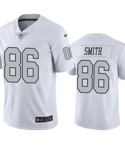 Oakland Raiders Lee Smith White Nike Color Rush Limited Jersey - Robokeg