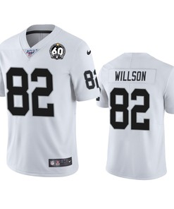 Oakland Raiders Luke Willson White 60th Anniversary Vapor Limited Jersey - Robokeg