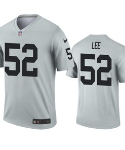 Oakland Raiders Marquel Lee Silver Inverted Legend Jersey - Robokeg