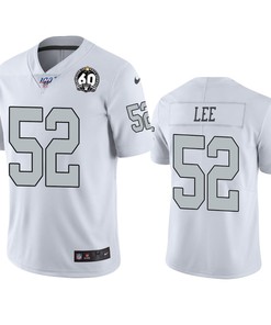 Oakland Raiders Marquel Lee White 60th Anniversary Color Rush Jersey - Robokeg