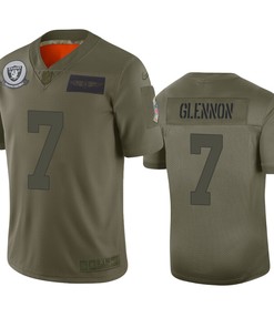 Oakland Raiders Mike Glennon Camo 2019 Salute To Service Limited Jersey - Robokeg