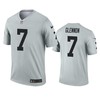 Oakland Raiders Mike Glennon Silver Inverted Legend Jersey - Robokeg