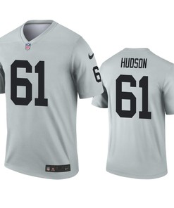 Oakland Raiders Rodney Hudson Silver Inverted Legend Jersey - Robokeg