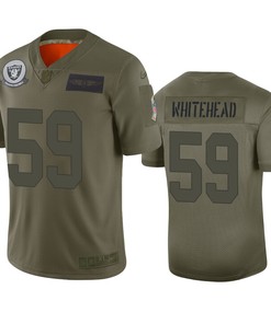 Oakland Raiders Tahir Whitehead Camo 2019 Salute To Service Limited Jersey - Robokeg