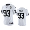 Oakland Raiders Terrell Mcclain White 60th Anniversary Vapor Limitd Jersey - Robokeg