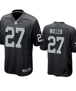 Oakland Raiders Trayvon Mullen 2019 Nfl Draft Black Game Jersey - Robokeg