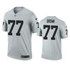 Oakland Raiders Trent Brown Silver Inverted Legend Jersey - Robokeg