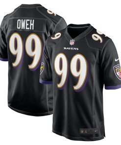 Odafe Oweh Baltimore Ravens Game Jersey - Black Nfl - Robokeg