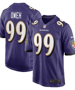Odafe Oweh Baltimore Ravens Game Jersey - Purple Nfl - Robokeg