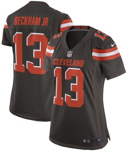 Odell Beckham Jr Cleveland Browns Nike Womens Game Jersey - Brown - Robokeg