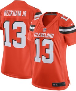 Odell Beckham Jr Cleveland Browns Nike Womens Game Jersey - Orange - Robokeg