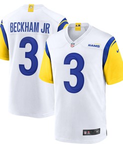 Odell Beckham Jr. Los Angeles Rams Alternate Game Jersey - White Nfl - Robokeg