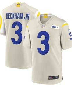 Odell Beckham Jr. Los Angeles Rams Game Jersey - Bone Nfl - Robokeg