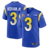 Odell Beckham Jr. Los Angeles Rams Super Bowl Lvi Game Patch Jersey - Royal Nfl - Robokeg