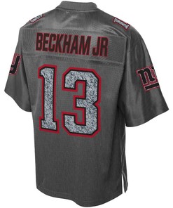 Odell Beckham Jr New York Giants Nfl Pro Line Fashion Static Jersey - Gray - Robokeg