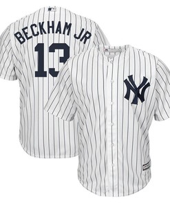 Odell Beckham Jr New York Yankees X Crossover Cool Base Player Jersey - White - Robokeg