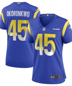 Ogbonnia Okoronkwo Los Angeles Rams Womens Game Jersey - Royal Nfl - Robokeg