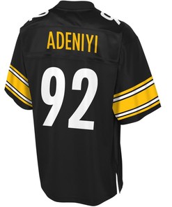Olasunkanmi Adeniyi Pittsburgh Steelers Nfl Pro Line Player Jersey - Black - Robokeg