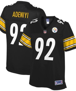 Olasunkanmi Adeniyi Pittsburgh Steelers Nfl Pro Line Womens Player Jersey - Black - Robokeg