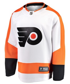 Oliver Bonk #59 Philadelphia Flyers 2023 NHL Draft Away Men Jersey - Orange/White - Robokeg